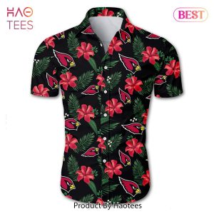 Arizona Cardinals Hawaiian Shirt Tropical Flower summer
