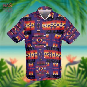 Purple Native Tribes Native American Hawaiian Shirt 3D